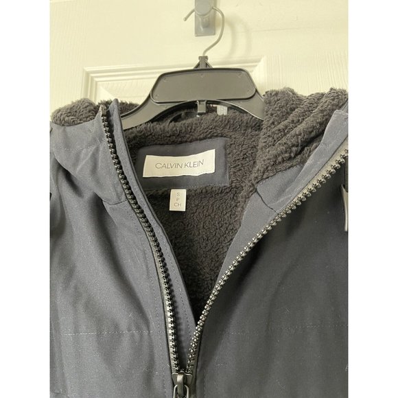 NWT Calvin Klein Faux Sherpa Lined Infinte Stretch Soft Shell Jacket - Small - Picture 5 of 12